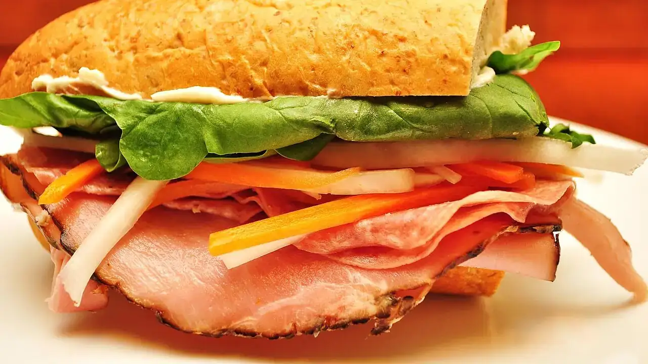 Banh mi with pickled vegetables